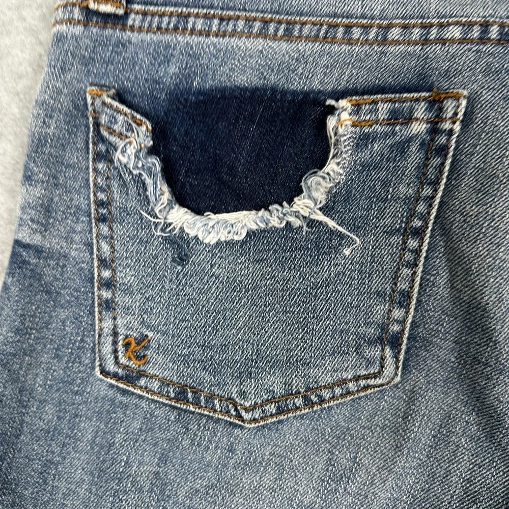 KUT From The Kloth Jeans Womens 4 Catherine Boyfriend Mid Rise Distressed‎ Blue - Picture 14 of 16